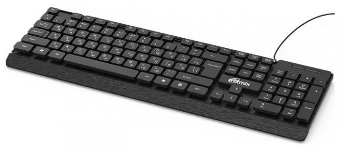 Клавиатура  RITMIX RKB-107 Black проводная, черный, USB