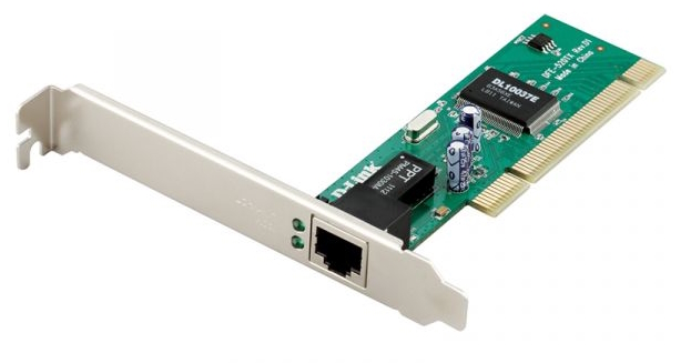 Сетевая карта D-Link DFE-520TX, 1 x RJ-45, 100 Мбит/сек, PCI