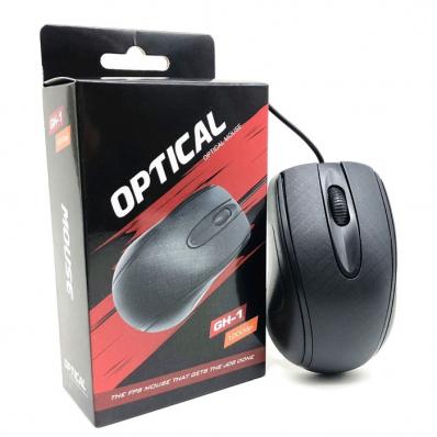 Мышь OPTICAL GH-1, проводная оптическая, USB