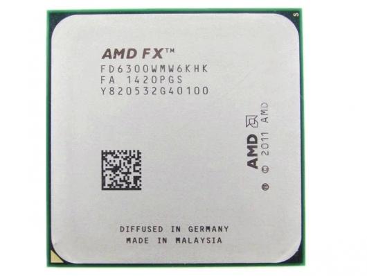 *AM3+  Процессор AMD AM3+ FX-6300, 6 ядер по 3500 МГц