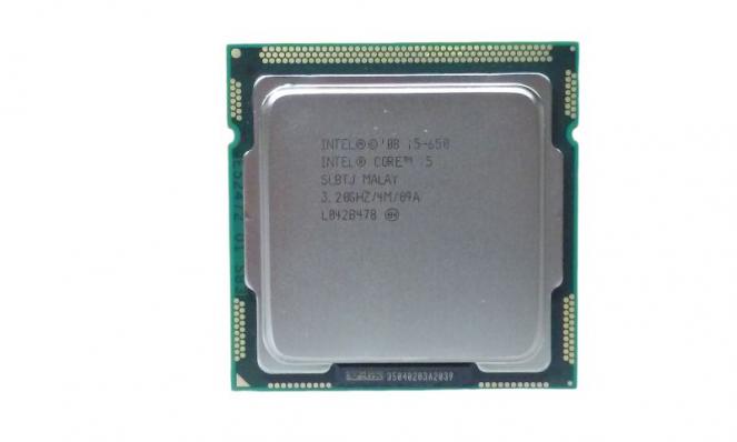 1156 Процессор INTEL LGA1156  Intel Core i5-650 LGA1156, 2 x 3200 МГц(4 потока) б/у