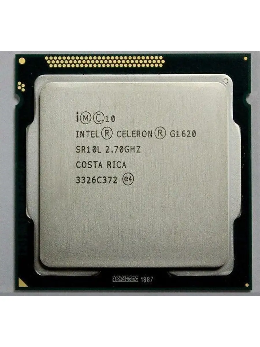 1155 Процессор INTEL LGA1155  Celeron G1620 частота 2х2700MHz (2 ядра 2 потока) (б/у)